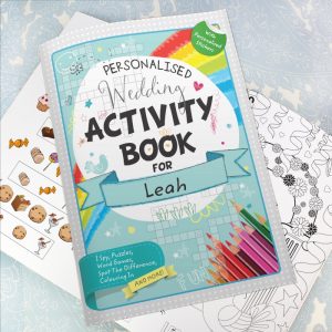 Personalised Activity Book for Kids at Wedding