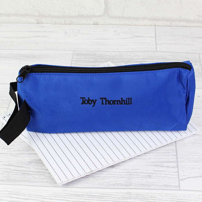 Blue Pencil Case Personalised Kids Gifts at Helena's House