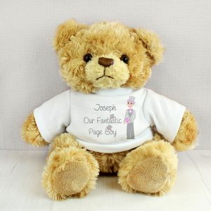 Page Boy Personalised Teddy Bear