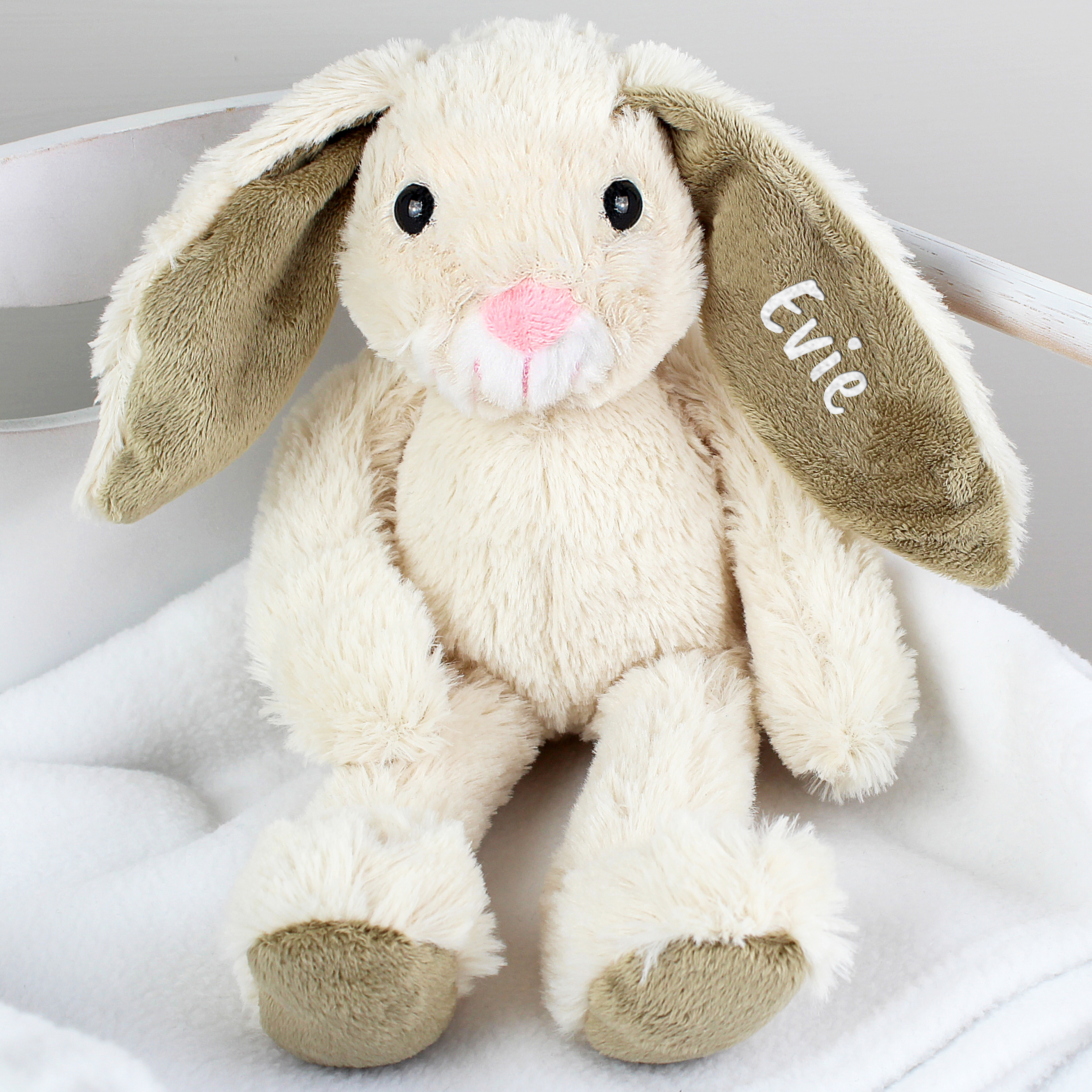 Personalised Bunny Soft Toy Personalised Kids Gifts at Helena's House