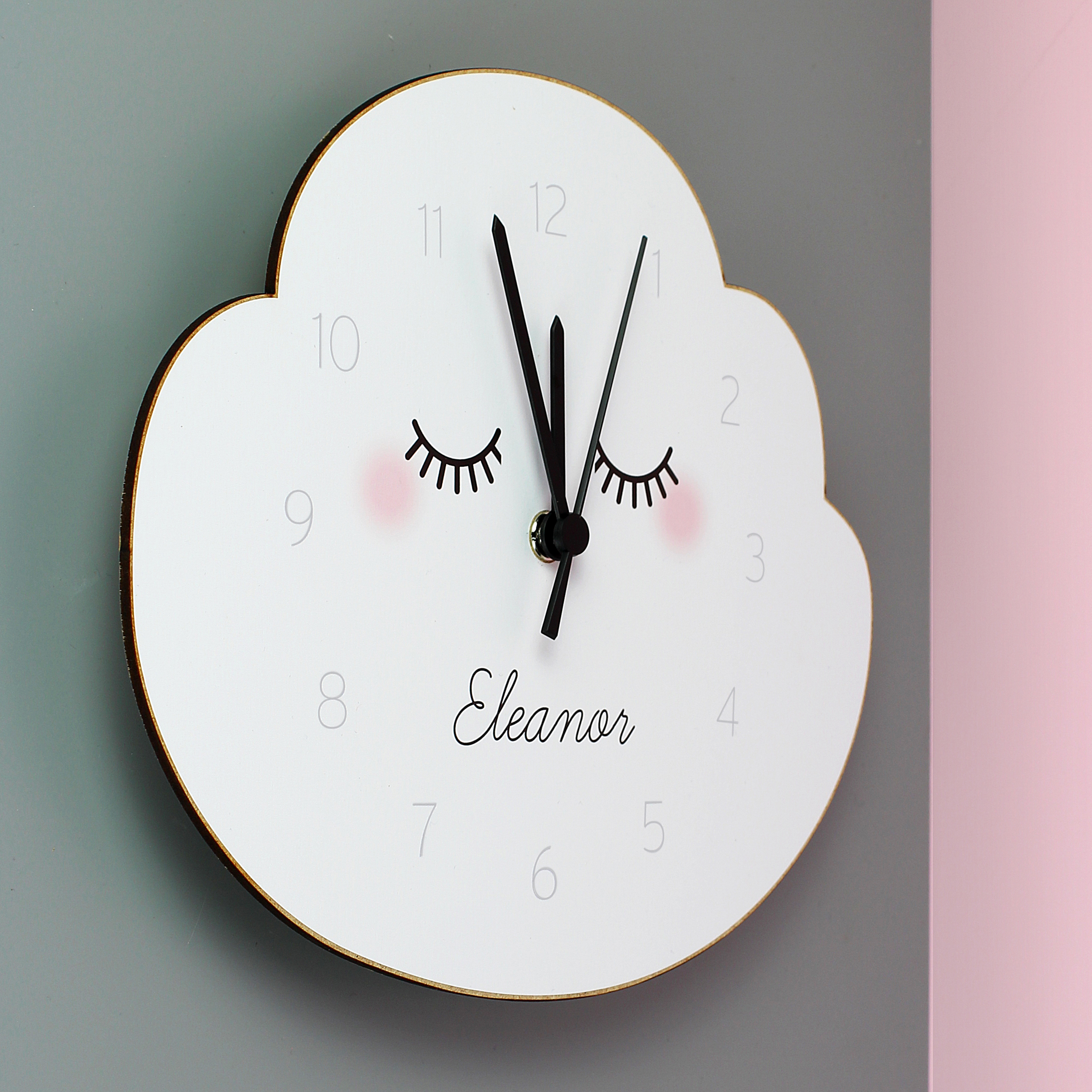 Personalised Cloud Clock Personalised Clocks for Children