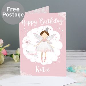 Personalised Fairy Princess Birthday Card