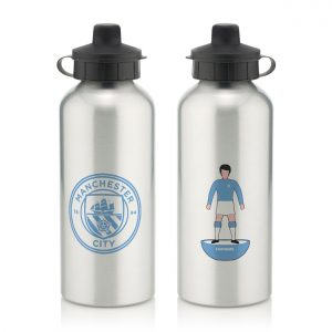 Manchester City FC Player Figure Water Bottle