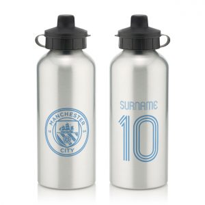 Manchester City FC Retro Shirt Water Bottle