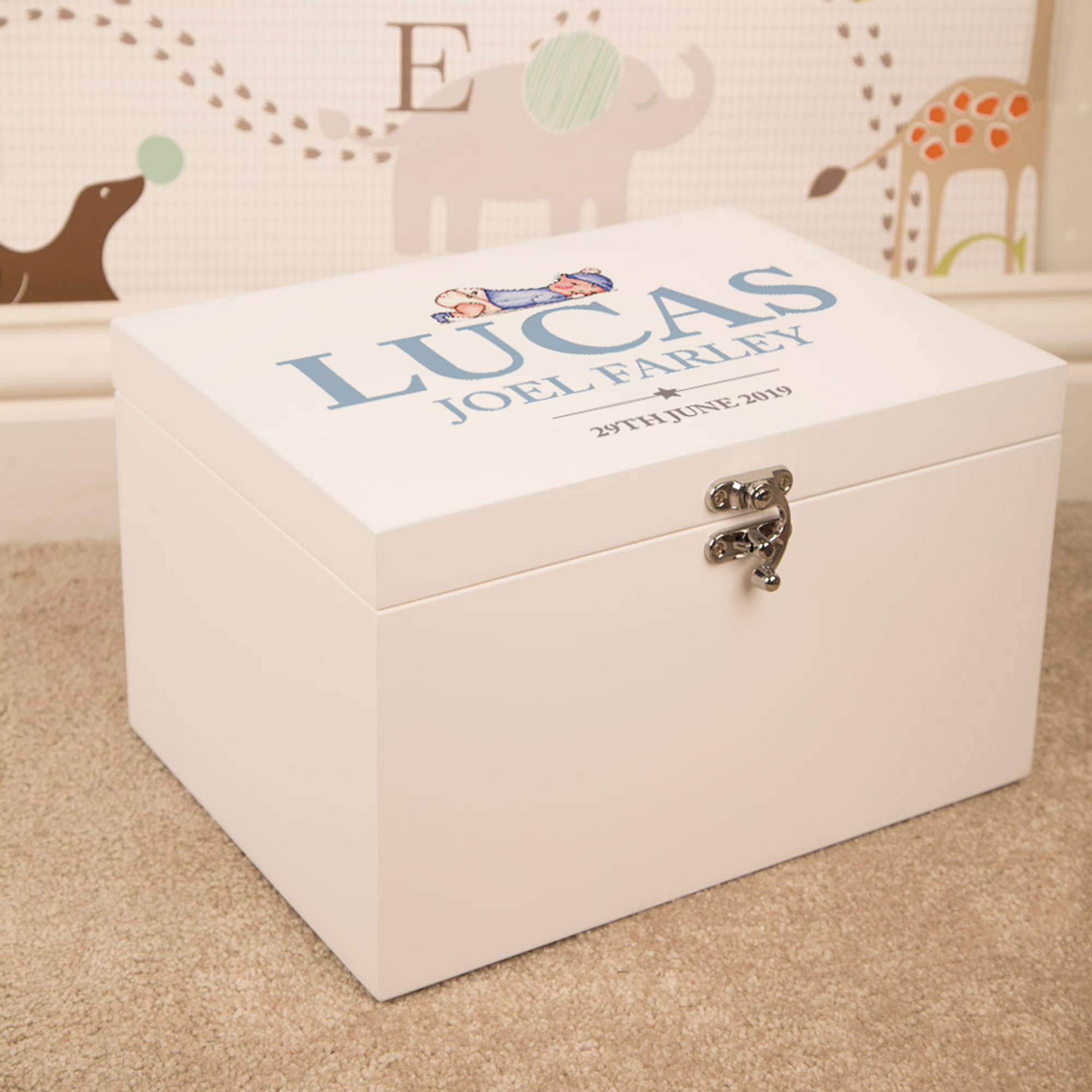 baby boy keepsake box