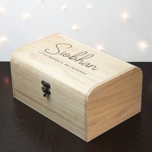 Personalised Special Message Keepsake Chest