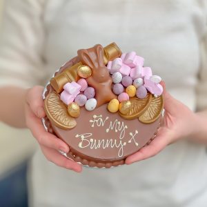 Mini Easter Bunny Smash Cake