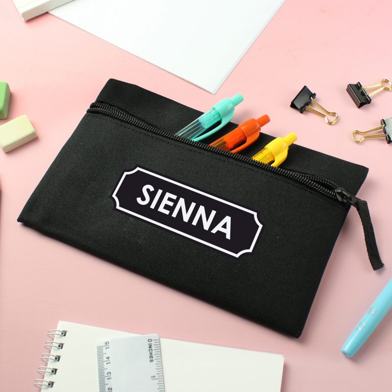 Personalised Black Pencil Case - Image 3