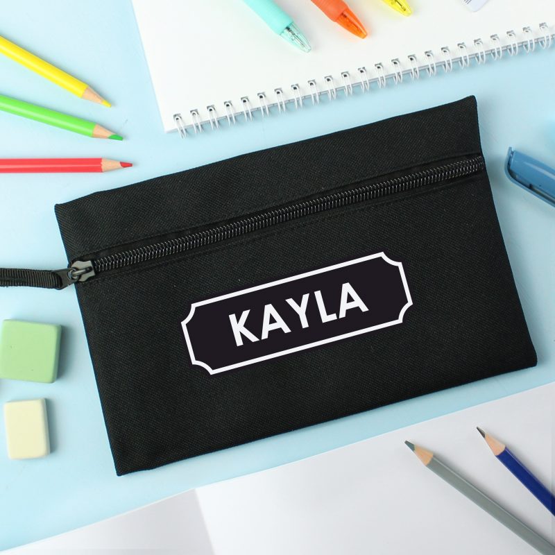 Personalised Black Pencil Case - Image 4