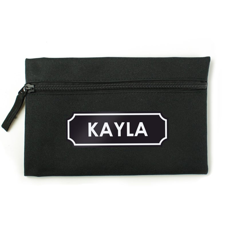 Personalised Black Pencil Case - Image 5