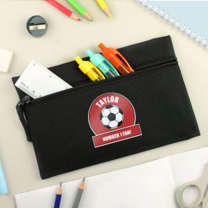 Red Football Fan Pencil Case