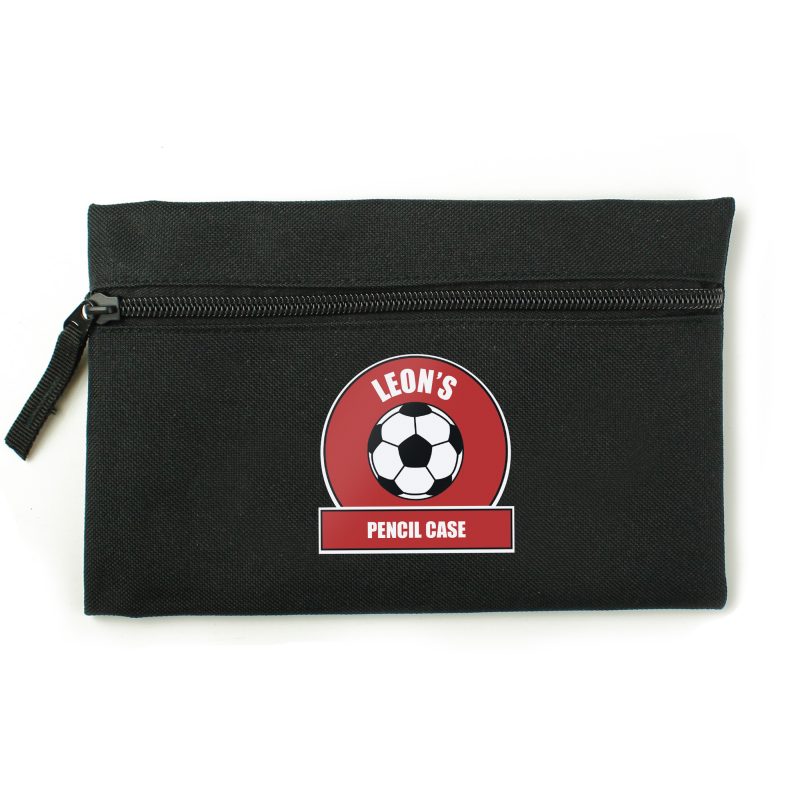 Red Football Fan Pencil Case - Image 5