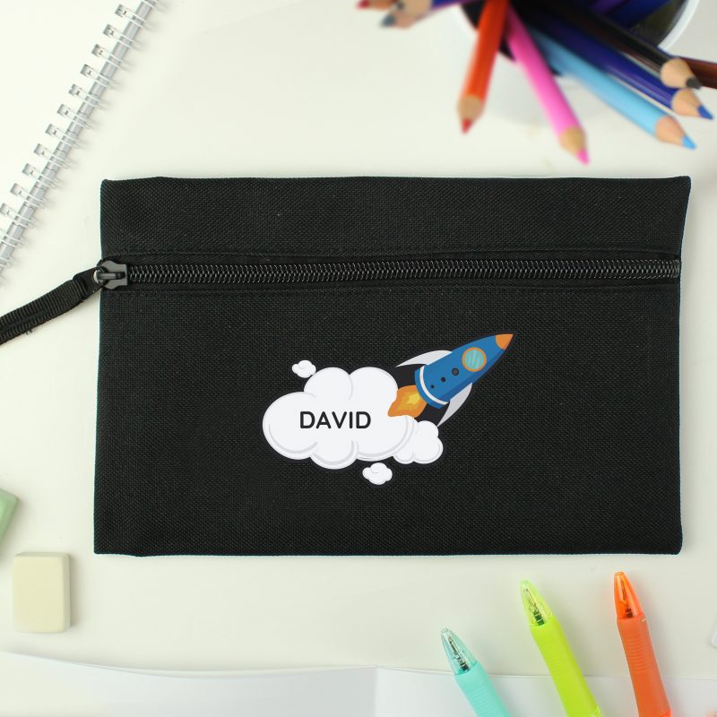Personalised Space Rocket Pencil Case - Image 2