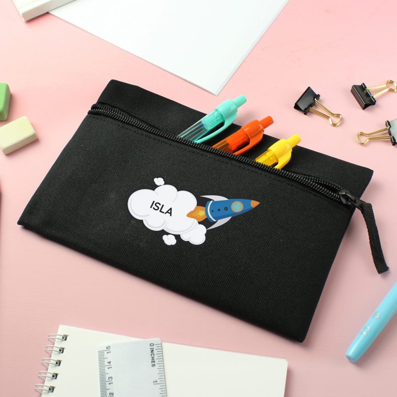 Personalised Space Rocket Pencil Case - Image 3