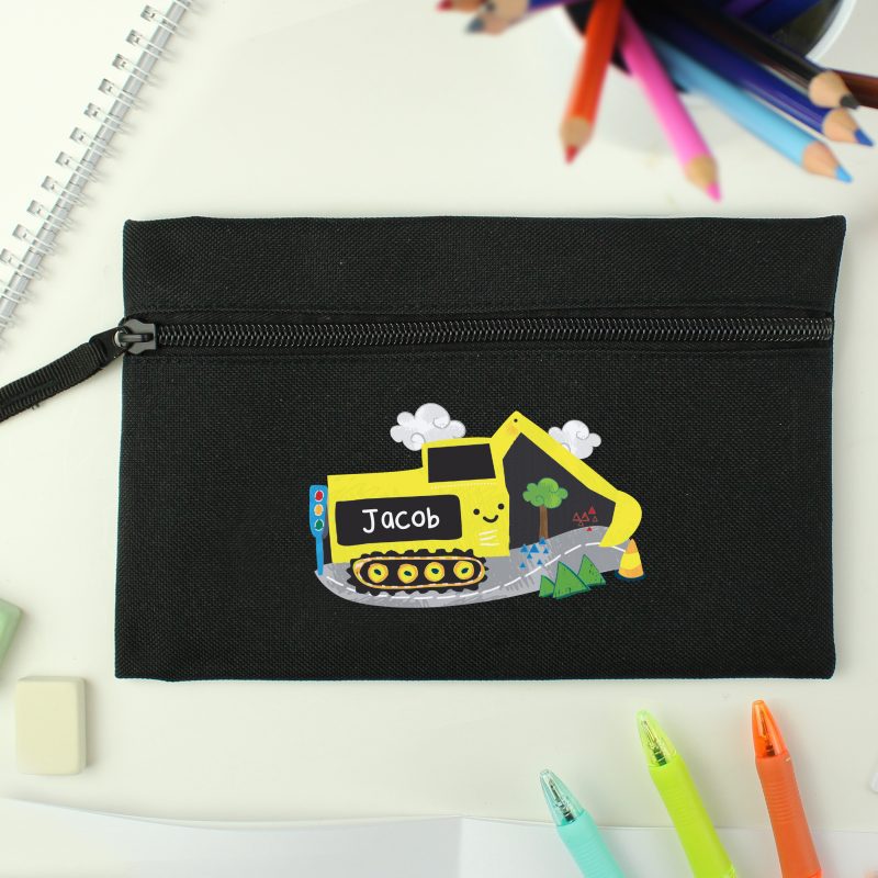 Personalised Digger Pencil Case - Image 2