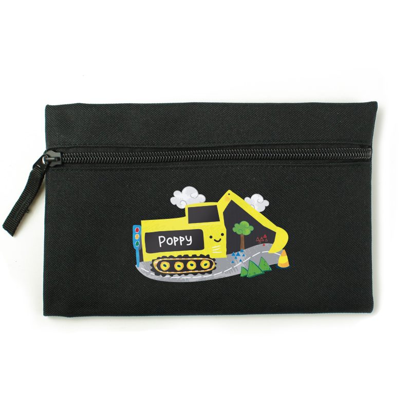 Personalised Digger Pencil Case - Image 5