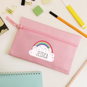 Rainbow Pink Pencil Case